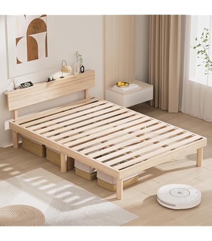 セミダブルベッドフレーム　2023年製 美品　無印良品　オーク材突板 セミダブルベッドフレーム 2023年製 美品 無印良品 オーク材突板