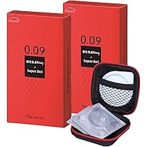 Amazon | コンドーム 0.09ドット 2箱セット オリジナルケース