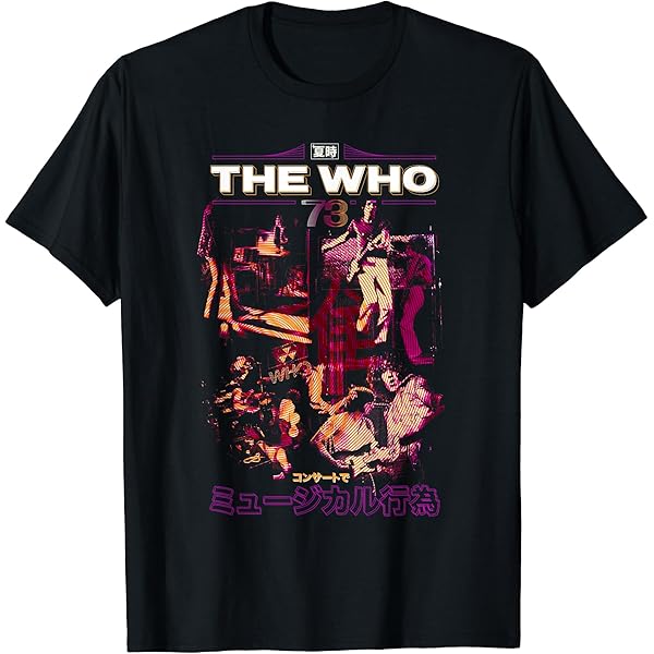 Amazon | The Who 公式 Quadrophenia バイク Tシャツ | Tシャツ