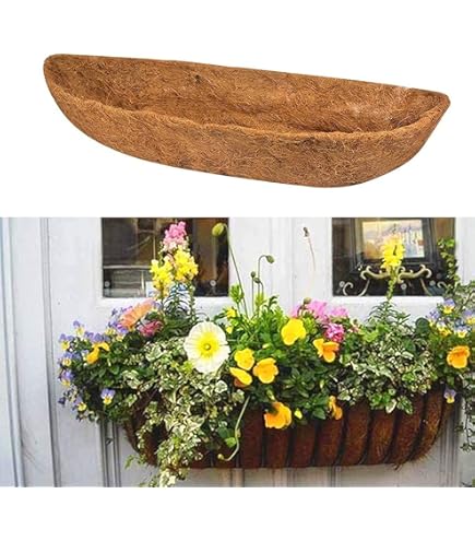 Amazon.co.jp: TOGEVAL 1ピーシー椰棕ハンギングバスケット アイアン