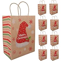 新品⭐️ クリスマスギフトバッグ　4個　持ち手付き紙袋　Sサイズ 71FAW3VfwpL._AC_UL210_SR210,