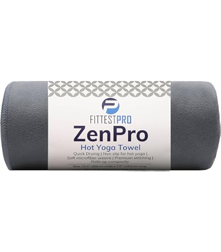 3 Pack Hot Yoga Mat Towels - Non-Slip Microfiber For Pilates & Workouts