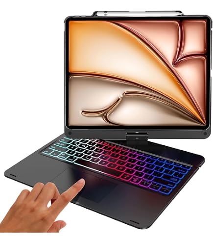 Amazon.co.jp: iFacemall ipad キーボード付きケース Pro 13インチ M5