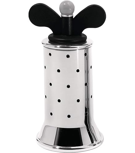 alessi ペッパーミル Amazon.co.jp: Alessi Salt or Pepper and Spice Grinder, Grey, 7.5 x