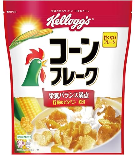 Amazon.co.jp: 日食 Feel&Green やさしいコーンフレーク プレーン 120g