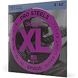 D'Addario ダダリオ エレキギター弦 プロスティール Super Light .009-.042 EPS520 【国内正規品】