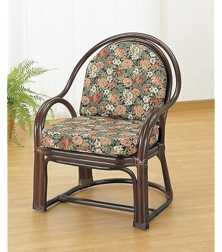 木製ラタンアームチェア Amazon.co.jp: 【今枝商店】籐 ラタン アームチェア AMZY560B 座面高