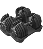 Amazon | MOJEER ダンベル 可変式 24kg/40kg アジャスタブルダンベル 1