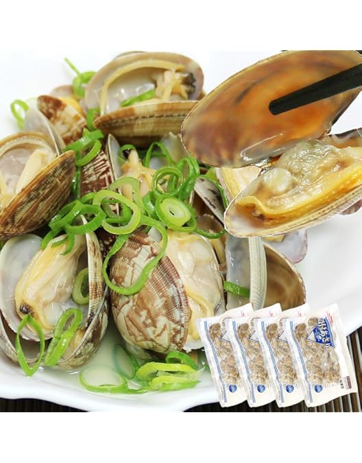 Amazon.co.jp: 殻付き あさり 1kg 冷凍 お吸い物や深川煮など様々な