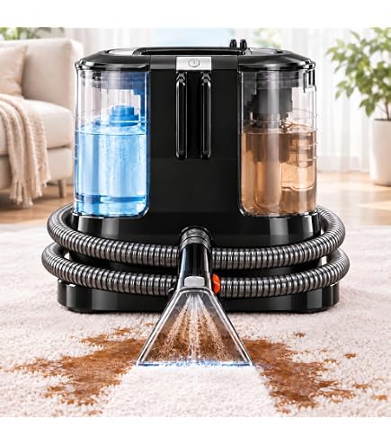 Amazon | uwant カーペットクリーナー 超強吸引力スチームクリーナー