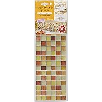 Amazon｜アール(R) モザイクタイルシール DIY +it+id クリアブルー