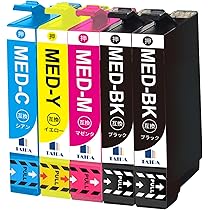 MED-4CL 4色×3セット 顔料黒 エプソン プリンター インク メダマヤキ komamono_qr-med-4cl