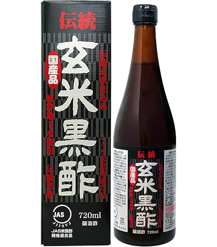 Amazon.co.jp: 福山黒酢 伍年熟成桷志田有機 宝 500ml : 食品・飲料・お酒