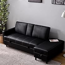 新品　ソファ　ソファー　ソファセット　3人掛け　大型　多機能　ブラック Amazon｜FANOYA リビングソファ 3人掛け ソファ 多機能ソファ