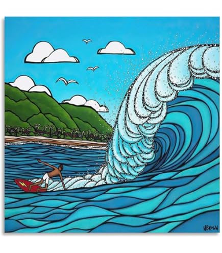 ヘザーブラウン　Surfing　swell 絵画　額付き ヘザーブラウン Surfing swell 絵画 額付き 楽天市場】Heather Brown