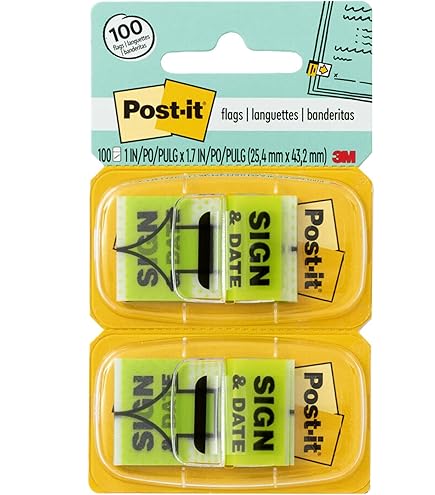 Post It Flags 1 In. X 1.7 In. 1 Dispenser 200 FlagsDispenser Yellow - View #7