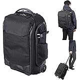 ハクバ 【Amazon.co.jp限定】HAKUBA カメラバッグ GW-PRO フェイスゲートローラーBP AZ AMZSGWP23-FGRBP ローラーとリュックの2WAY 24L ローラーバッグ 機内持ち込みサイズ 高性能素材X-Pac採用 レ