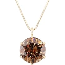 Amazon | 【KASHIMA】K18YG 1.0ct ダイヤモンド 一粒 ペンダント K18YG 