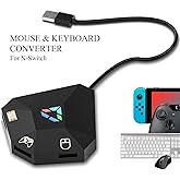 Keyboard and Mouse Adapter for Nintendo Switch, Keyboard and Mouse Adapter for PS4, Xbox One, PS3, Xbox 360
