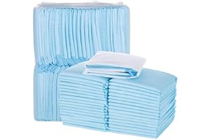 【Ships from Singapore】Wholesale Dog Training Pee Pads, Ultra Absorbent Wee-Wee Underpads, Incontinence Puppy Bed Pads, Unscented Portable for Outdoor (Medium - 45x60cm, 50pcs)