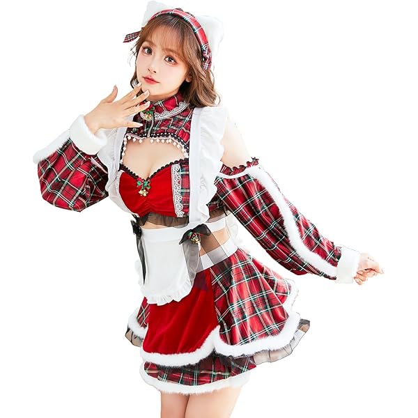 Amazon.co.jp: [Malymoon] コスプレ サンタ バニー クリスマス バニー