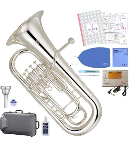Amazon | YAMAHA YEP-321 ユーフォニアム 初心者セット チューナー・お