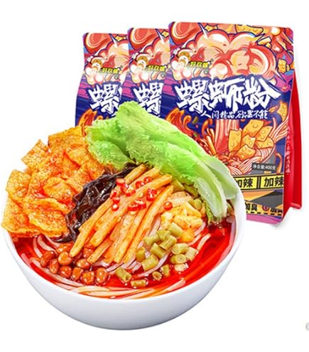 Amazon.co.jp: 好歓螺螺蛳粉（紫色包装）【3点セット】 300gx3