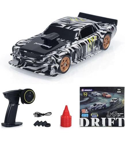 【ラグドール】 Amazon.co.jp: FunXylophy 1:43スケール RCドリフトカー 4WD 2.4