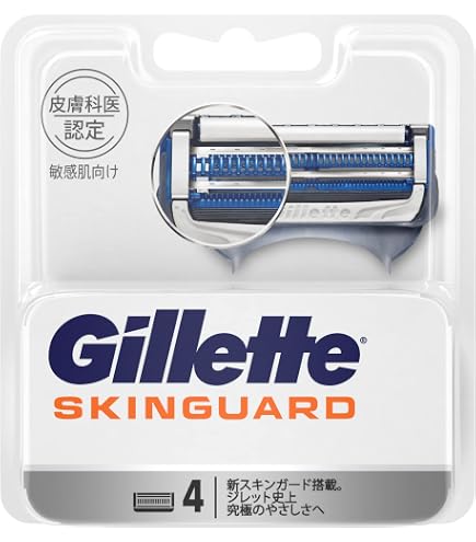 Amazon.co.jp: ジレット スキンガードパワー替刃8B 8個 : ビューティー