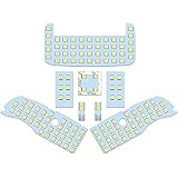 ZXREEK プリウス30 ルームランプ LED 専用設計 30系 プリウス プリウス40系 プリウスα ルームランプ LED プリウス30前期 プリウス30後期 ルームランプ 室内灯 LED ZVW30/ZVW40/ZVW41/PHV35系 サンル