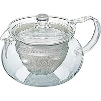 HARIO(ハリオ) 茶茶急須 丸 実用容量450ml 耐熱ガラス プレゼント ギフト 贈り物 CHJMN-45T
