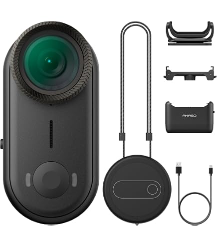 Amazon | アクションカメラ 音声・動画録画機能 ポータブルVlog camera