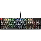 Glorious Custom Gaming Keyboard - GMMK 100% Percent Full Size - USB Wired Mechanical Keyboard - RGB Hot Swappable Switches &
