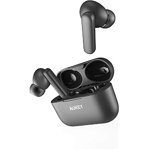 AUKEY(オーキー)Bluetoothイヤホン【13MM複合金属ドライバー凄いフィット感/最大30時間音楽再生/3Dス…