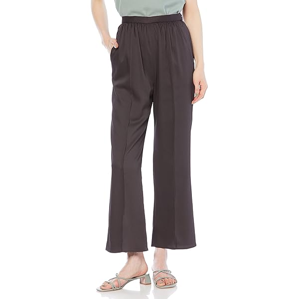 Amazon | [ミースロエ] sustainableマニッシュツイルパンツ