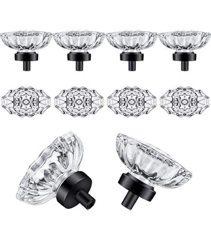 4 Pcs Cabinet Knobs With Firefly Glow Cabinet Pull Handle, Kitchen