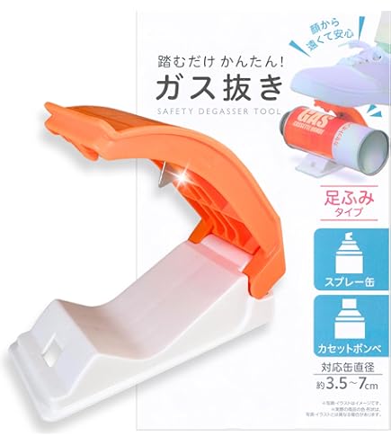 Amazon | 【0102】ガス抜き スプレー缶 穴あけ 缶底引っかけて