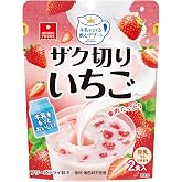 アスザックフーズ 牛乳でつくる 飲むデザート ザク切りいちご 2食 ×12個