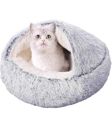 冬猫 Amazon | アイリスオーヤマ 猫 ベッド 犬 ベッド ハウス ふわもち 冬用