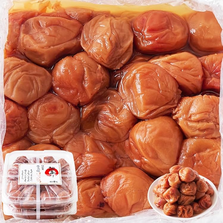 Amazon | 梅干し 訳あり つぶれ梅 はちみつ梅 塩分4％ 800g キズあり