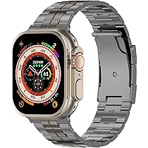 Amazon.co.jp: Apple watch バンド チタニウム アップルウォッチ