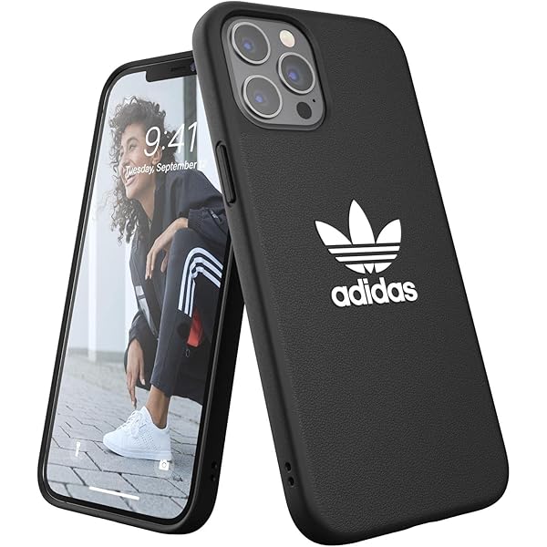 adidas Phone Case Designed for iPhone 12 Pro Max 6.7, Drop Tested Cases,  Shockproof Raised Edges, Originals Moulded PU Protective Cover, Black/White  : Amazon.com.au: Electronics