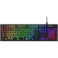 【日本語配列】 HyperX Alloy Origins RGB メカニカルゲーミングキーボード HyperXスイッチ ゲーマー向け メーカー2年保証 HX-KB6RDX-JP ( 4P4F6AJ#ABJ ) バックライト付き キーボードのみ アルミ