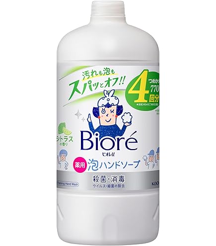 Amazon.co.jp: ビオレu 泡ハンドソープ シトラス つめかえ用 800ml