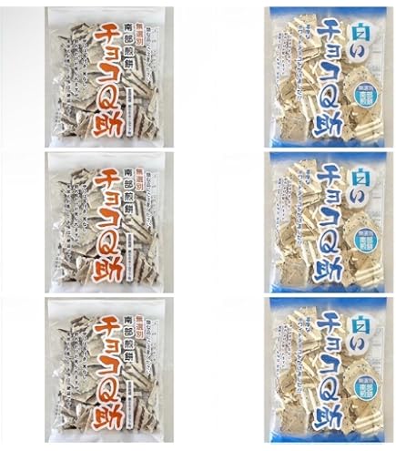 Amazon.co.jp: しんぼり 無選別 南部煎餅 チョコQ助 3袋・白いチョコQ