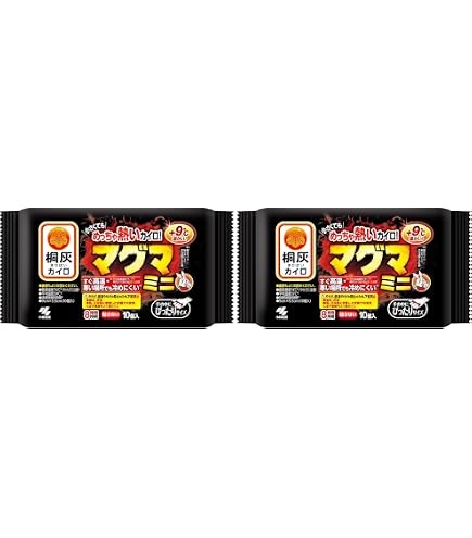 Amazon.co.jp: 桐灰 小林製薬 カイロ マグマ 貼らない 10個入