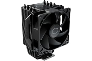 Cooler Master Hyper 411 Nano CPU Air Cooler, SickleFlow 92 PWM Fan, 4 Copper Heat Pipes, 136mm Tall, Sleek Top Cover, AMD Ryz
