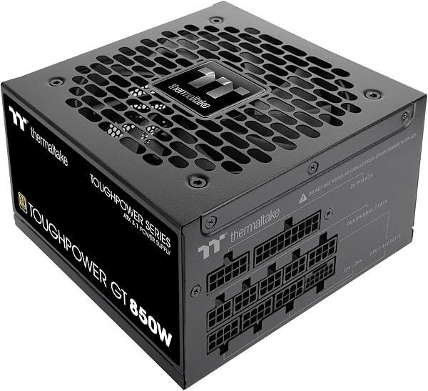Thermaltake TOUGHPOWER GT 850W ATX 3.1/PCI Express 5.1対応 80PLUS GOLD PC電源ユニット PS-TPT-0850FNFAGJ-3 PS1496 - 1