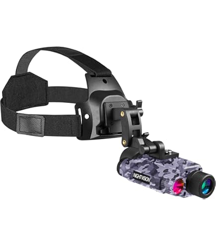 Amazon | NVG10 ナイトビジョン 単眼鏡 ヘッドマウント ハンティング