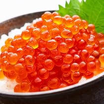 Amazon.co.jp: 尾張まるはち いくら 醤油漬け 北海道産 鮭卵 冷凍 500g